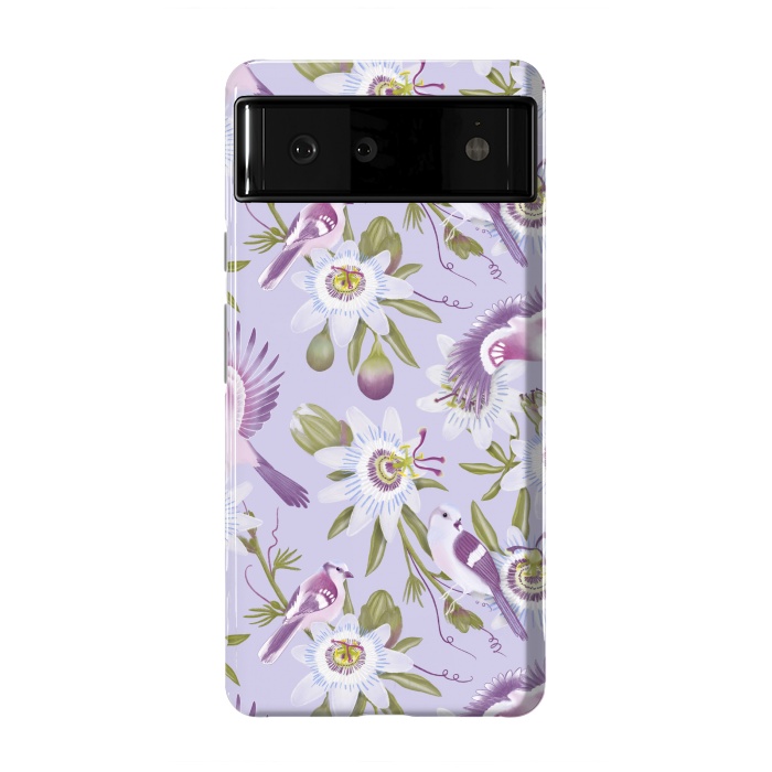 Pixel 6 StrongFit Passion Flowers by Tishya Oedit