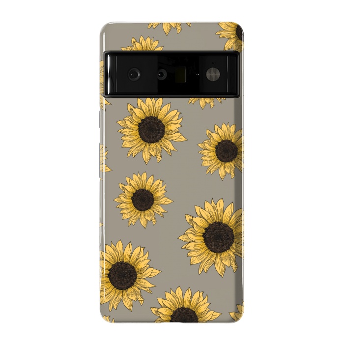 Pixel 6 Pro StrongFit Sunflowers by Jms