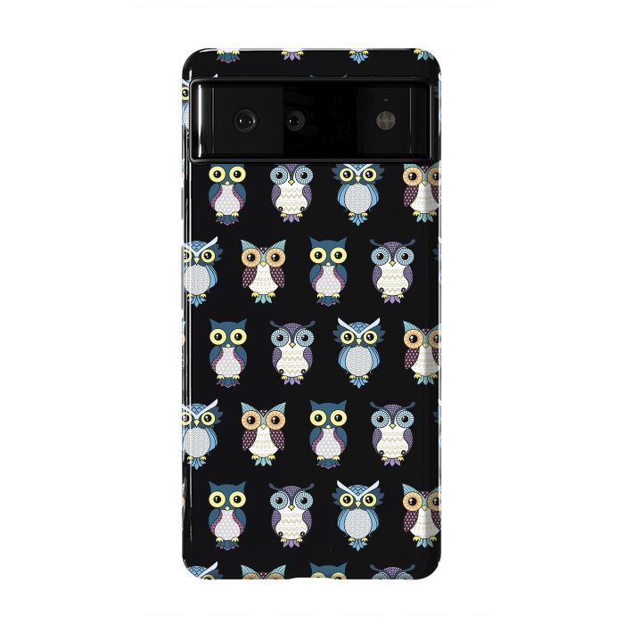 Pixel 6 StrongFit Owls pattern by Laura Nagel