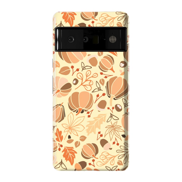 Pixel 6 Pro StrongFit Fall Fruits in Orange and Yellow by Paula Ohreen