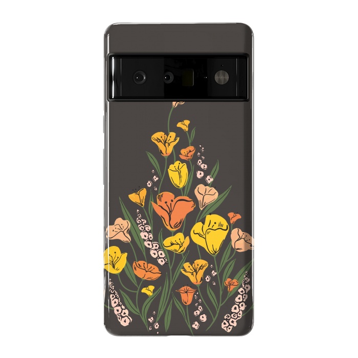 Pixel 6 Pro StrongFit Wild Poppies by Melissa Lee