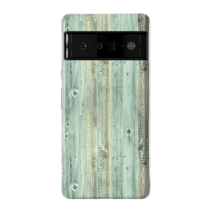 Pixel 6 Pro StrongFit blue wood by haroulita