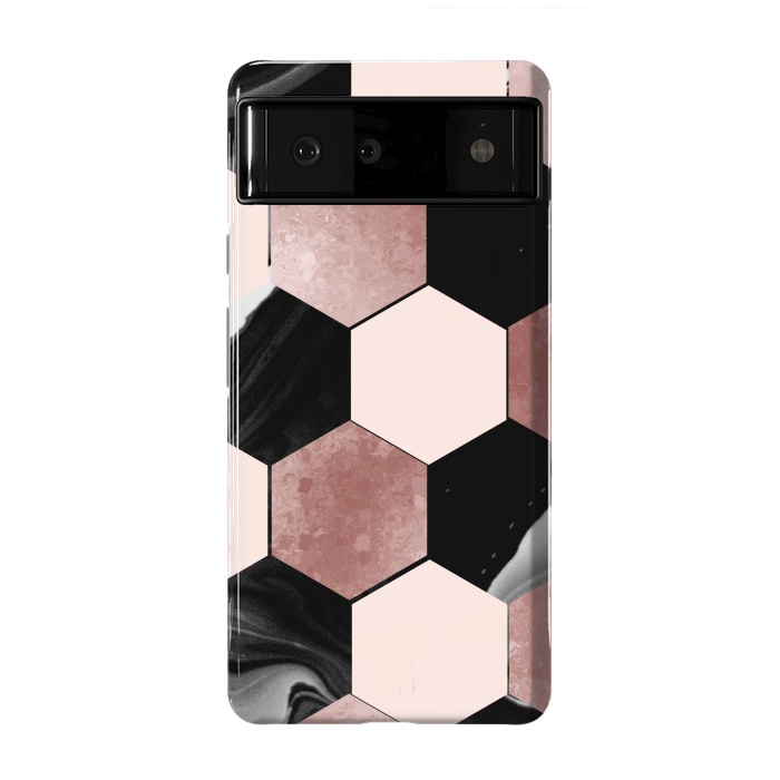 Pixel 6 StrongFit geometrical marble by haroulita