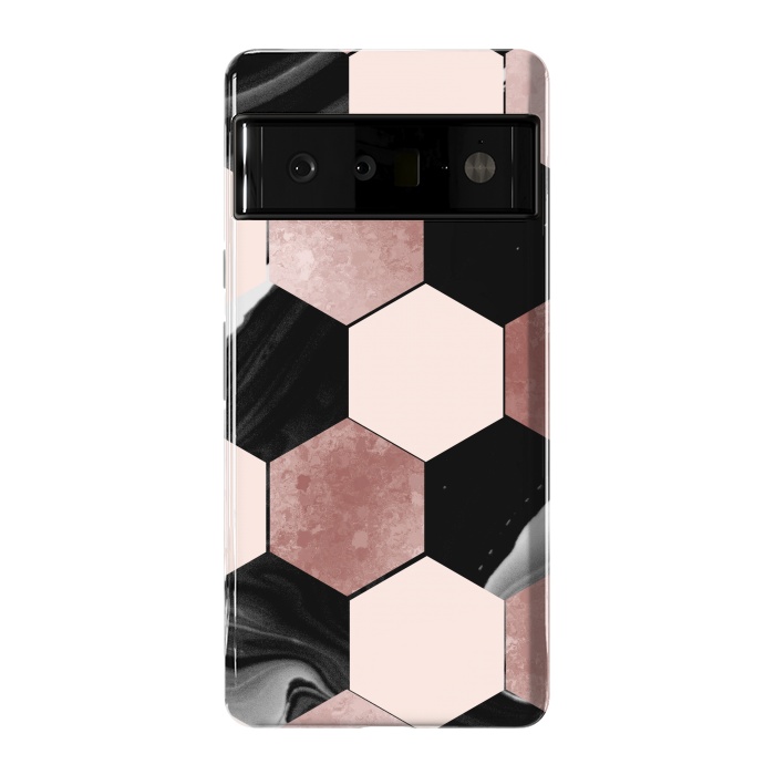 Pixel 6 Pro StrongFit geometrical marble by haroulita