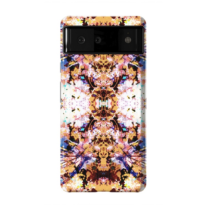Pixel 6 StrongFit Painted butterfly wings and flower petals by Oana 