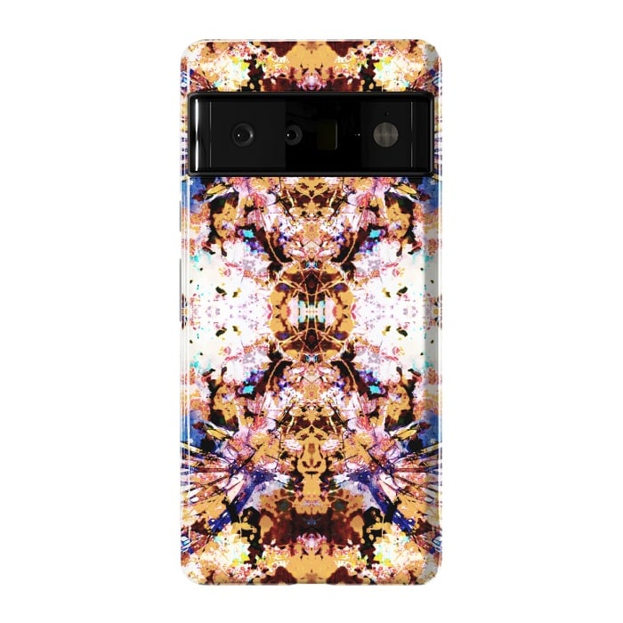Pixel 6 Pro StrongFit Painted butterfly wings and flower petals by Oana 