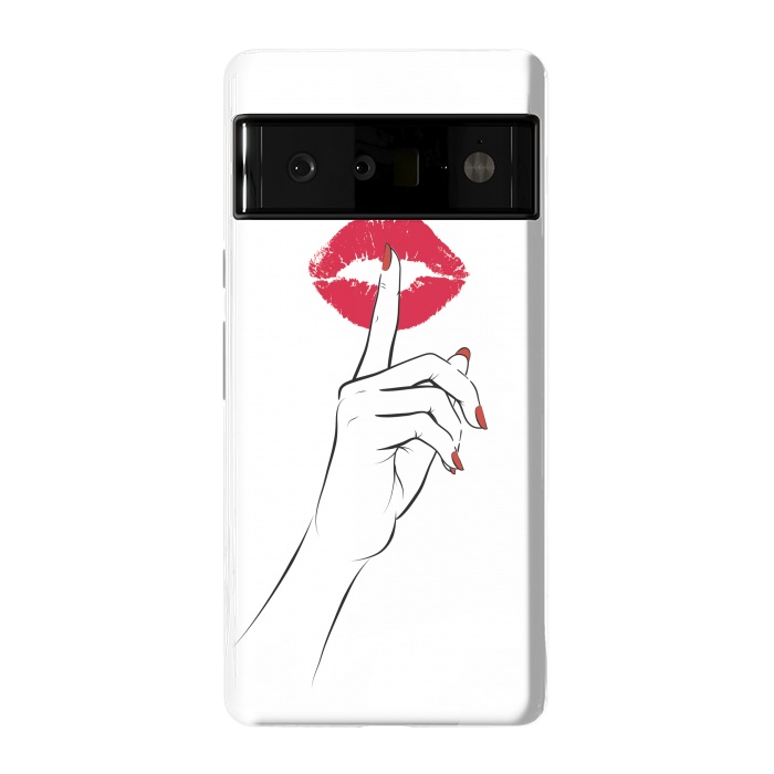 Pixel 6 Pro StrongFit Red Lips Secret by Martina