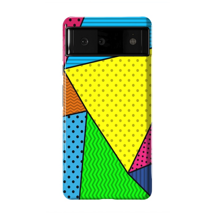 Pixel 6 StrongFit colourful abstract dotted pattern by MALLIKA
