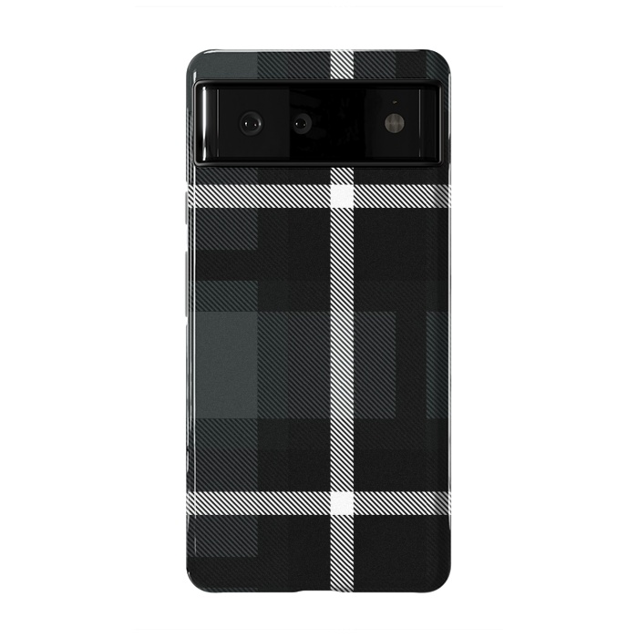 Pixel 6 StrongFit Shadow Scottish Plaid by TMSarts