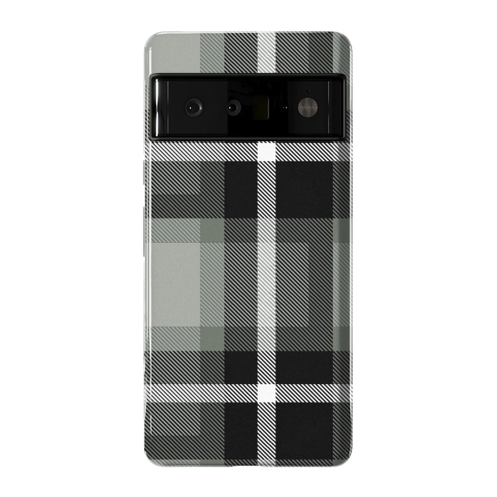 Pixel 6 Pro StrongFit Warm Gray Scottish Plaid by TMSarts