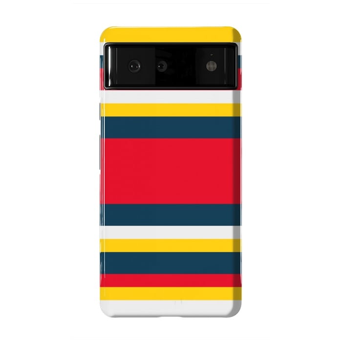 Pixel 6 StrongFit Colorful Casual Stripes by TMSarts