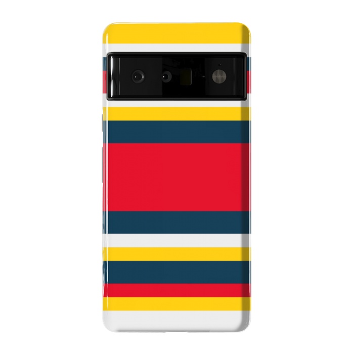 Pixel 6 Pro StrongFit Colorful Casual Stripes by TMSarts
