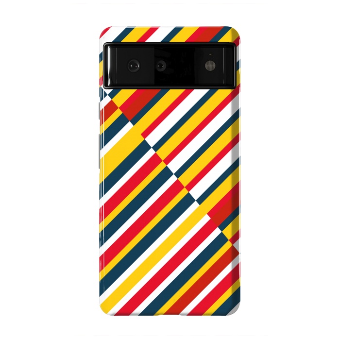 Pixel 6 StrongFit Bohemian Striped by TMSarts