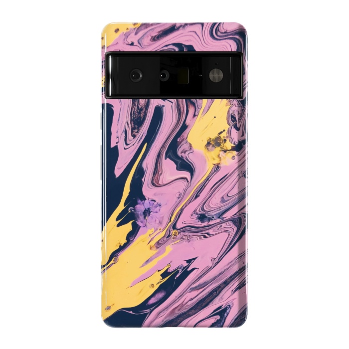 Pixel 6 Pro StrongFit Pink, Black and Yellow  by Winston