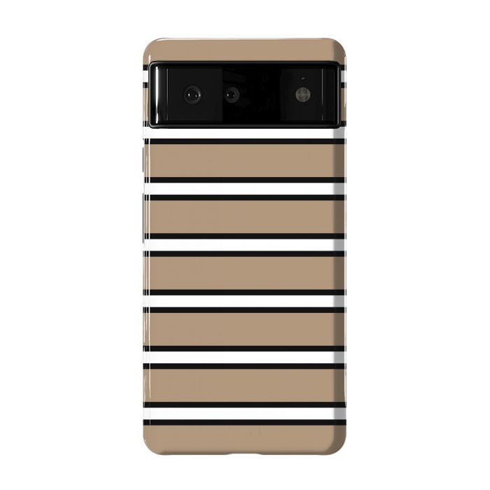 Pixel 6 StrongFit Khaki Contrast Stripes by TMSarts