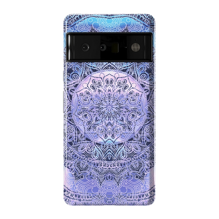 Pixel 6 Pro StrongFit Blue purple gradient mandala by Oana 