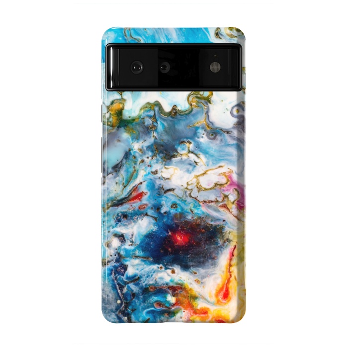 Pixel 6 StrongFit Colorful marble  by Winston