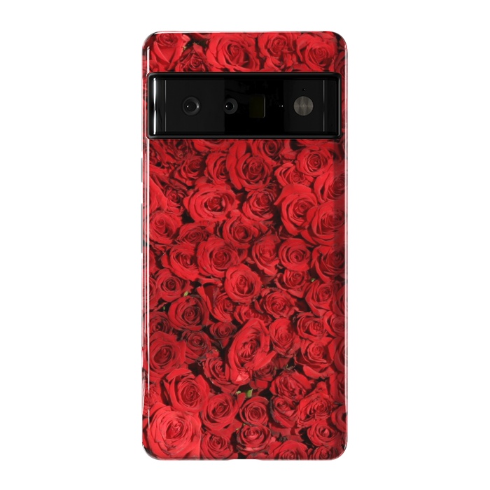 Pixel 6 Pro StrongFit Red Roses by Winston