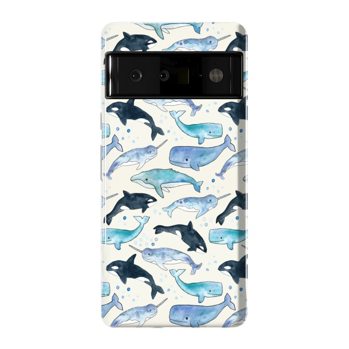 Pixel 6 Pro StrongFit Whales, Orcas & Narwhals by Tangerine-Tane