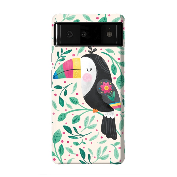 Pixel 6 StrongFit Cheeky Toucan by Noonday Design