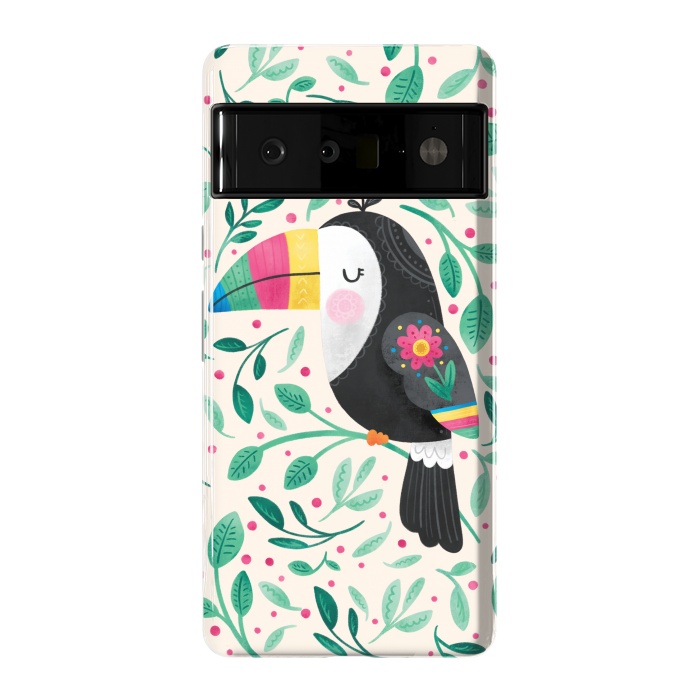 Pixel 6 Pro StrongFit Cheeky Toucan by Noonday Design
