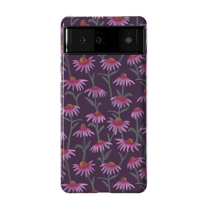 Pixel 6 StrongFit Echinacea Flowers by Tishya Oedit