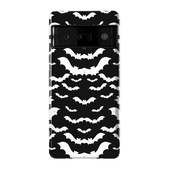 Pixel 6 Pro StrongFit Spooky bats Halloween pattern by Oana 