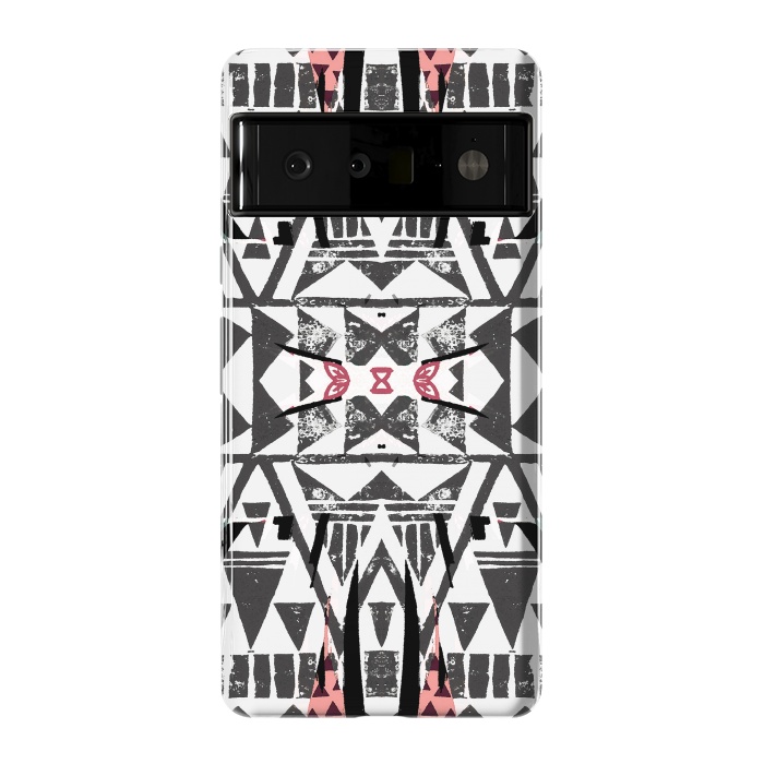 Pixel 6 Pro StrongFit Ethnic tribal triangles by Oana 