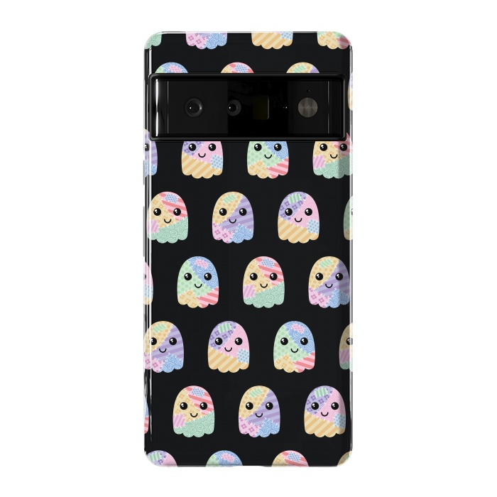 Pixel 6 Pro StrongFit Patchwork ghost pattern by Laura Nagel