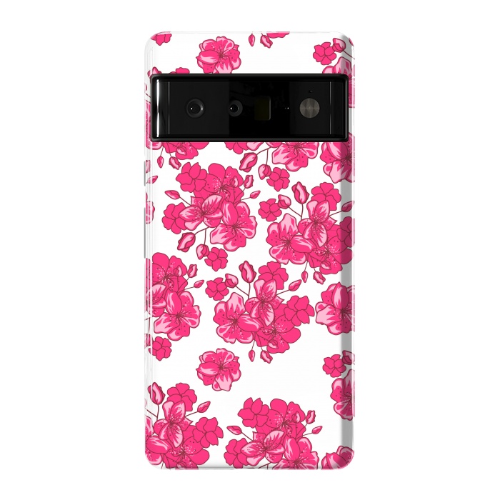 Pixel 6 Pro StrongFit pink floral print 2 by MALLIKA