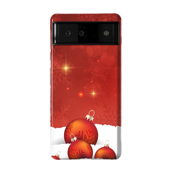 Pixel 6 StrongFit Red Christmas by Texnotropio