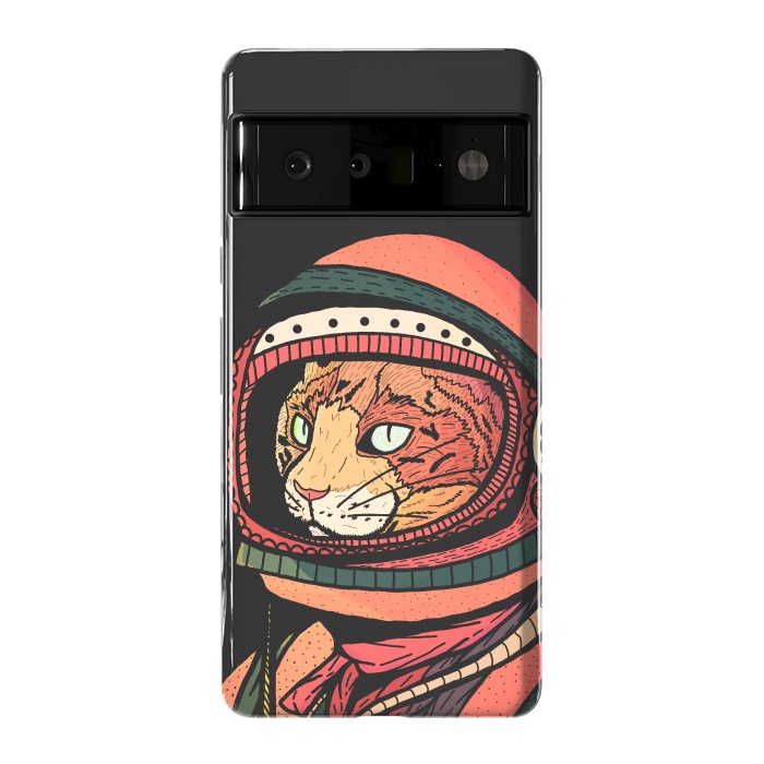 Pixel 6 Pro StrongFit The ginger space cat by Steve Wade (Swade)