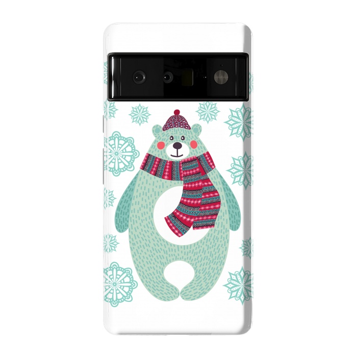 Pixel 6 Pro StrongFit xmas bear by haroulita