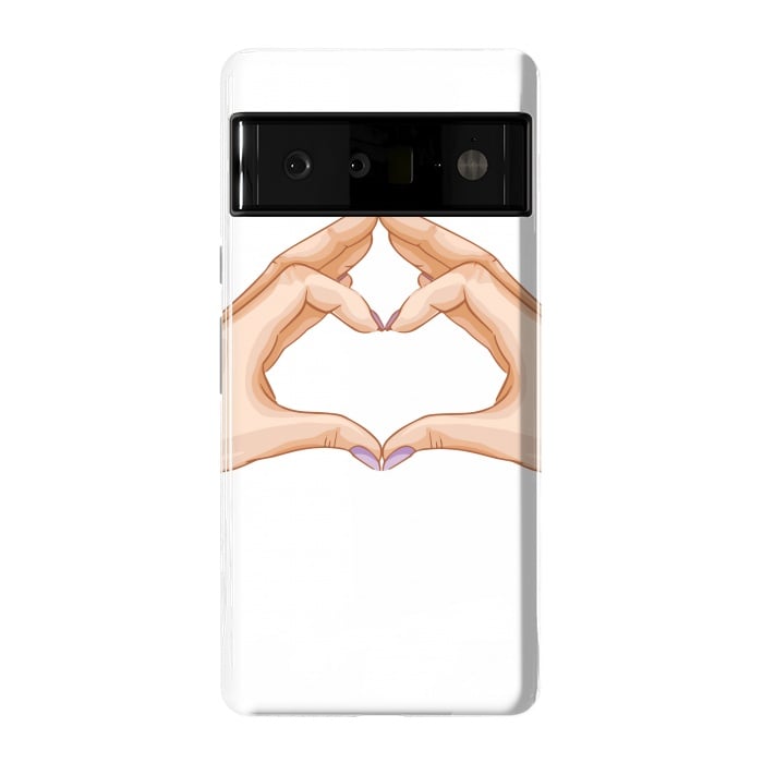 Pixel 6 Pro StrongFit heart hand  by haroulita