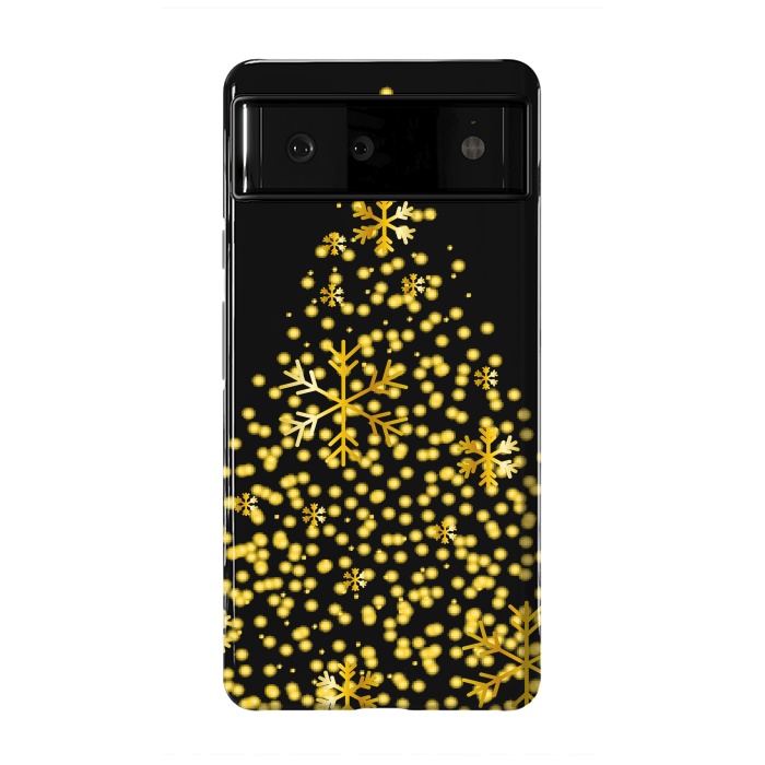 Pixel 6 StrongFit golden christmas tree by haroulita