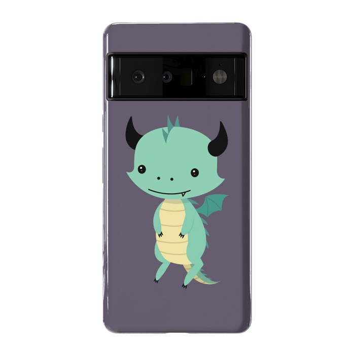 Pixel 6 Pro StrongFit Cute dragon by Laura Nagel