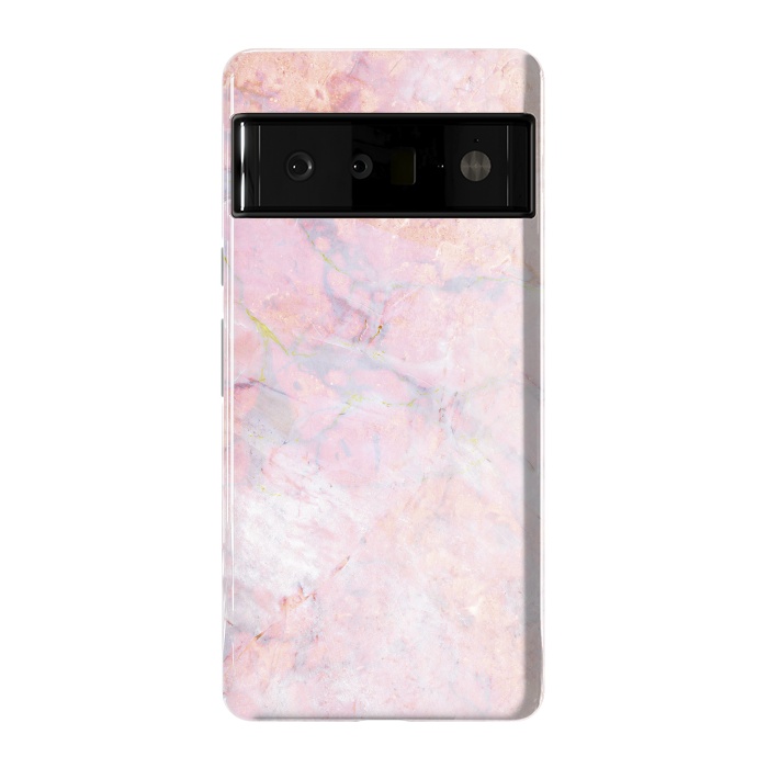 Pixel 6 Pro StrongFit Soft pink marble by Oana 