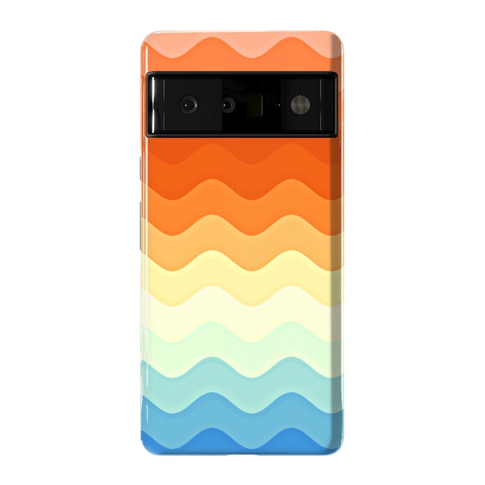 Pixel 6 Pro StrongFit Color Waves by Creativeaxle
