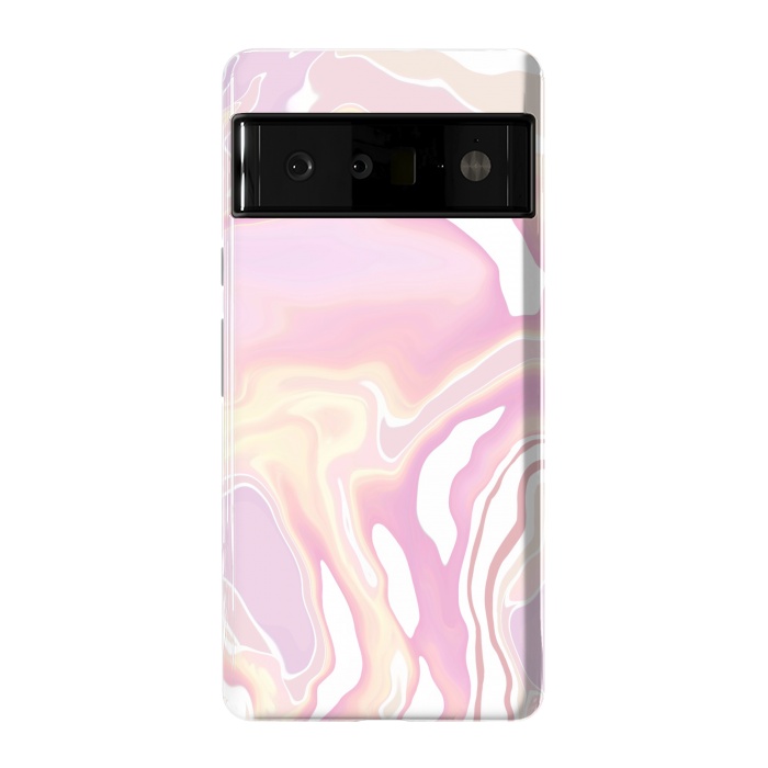Pixel 6 Pro StrongFit Pink marble art by Jms
