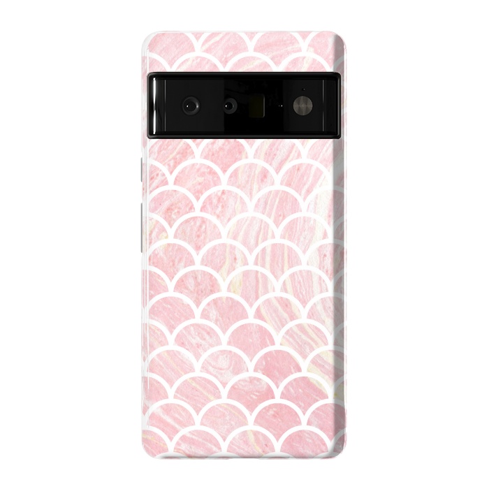Pixel 6 Pro StrongFit Pink marble by Julia Badeeva