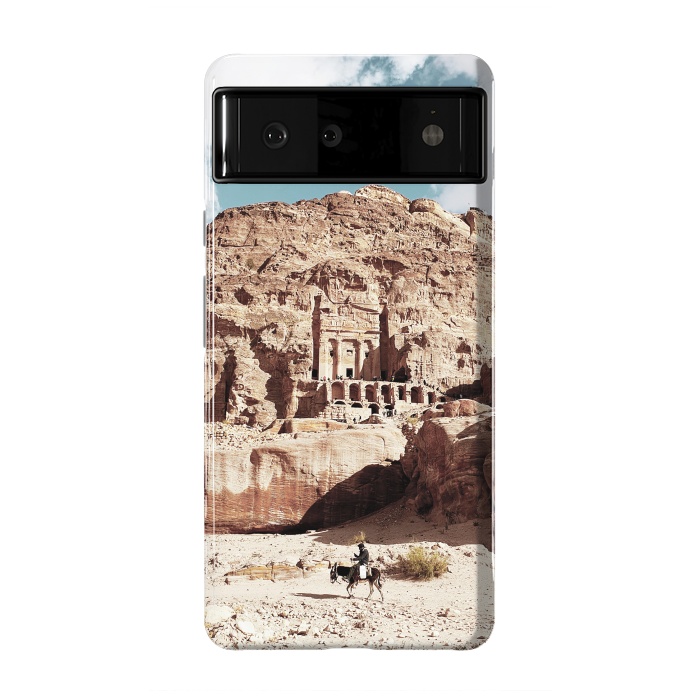 Pixel 6 StrongFit Petra temple Jordan sandstone landscape by Oana 