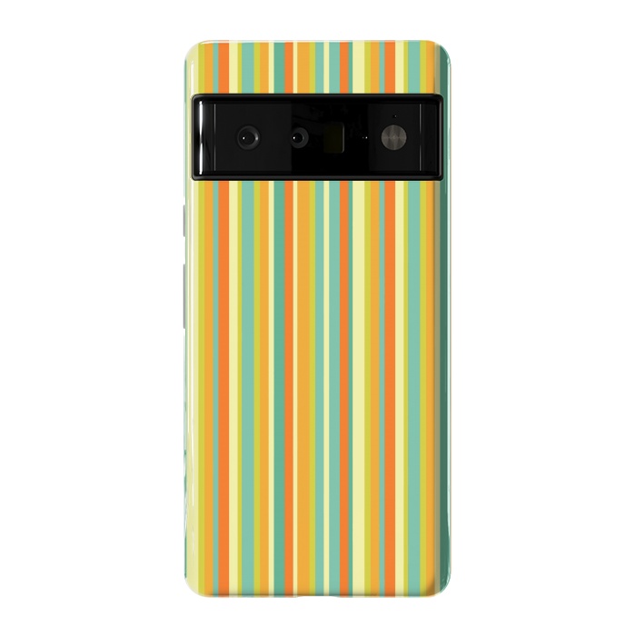 Pixel 6 Pro StrongFit MULTI COLOURED LINES 2 by MALLIKA