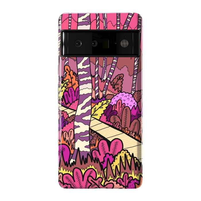 Pixel 6 Pro StrongFit The pink forest walk by Steve Wade (Swade)