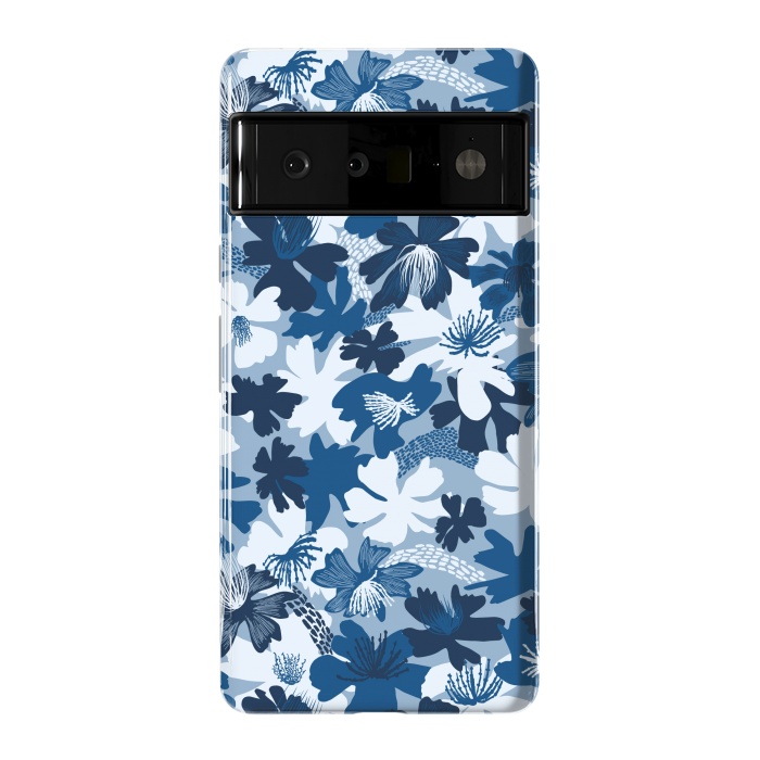 Pixel 6 Pro StrongFit Barely blue by Nina Leth