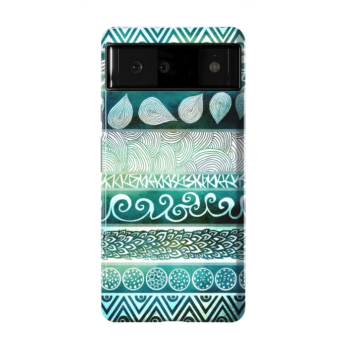 Pixel 6 StrongFit Dreamy Tribal II by Pom Graphic Design