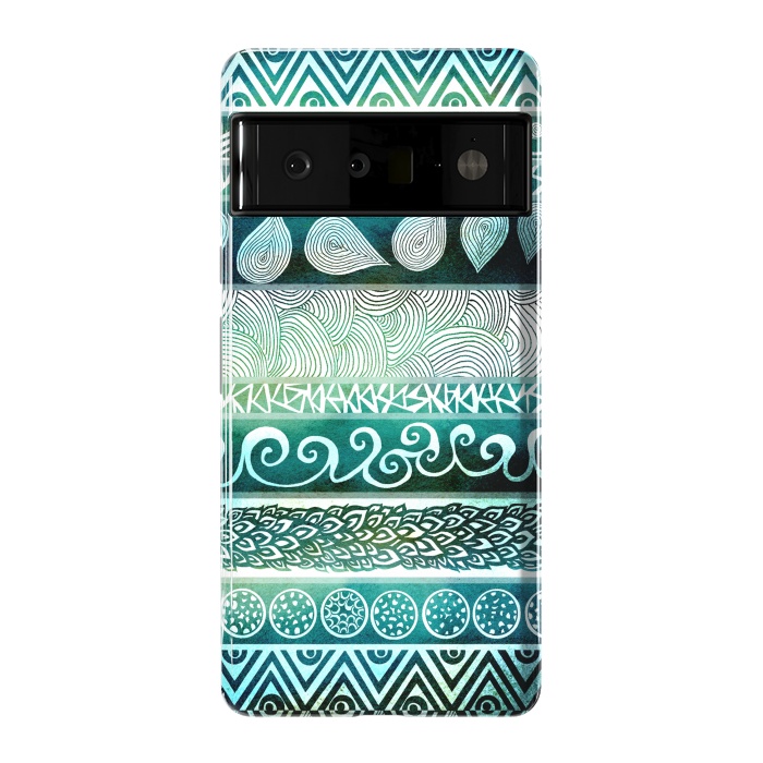 Pixel 6 Pro StrongFit Dreamy Tribal II by Pom Graphic Design