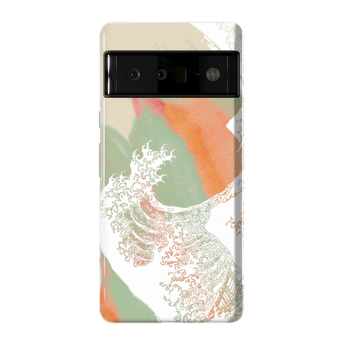 Pixel 6 Pro StrongFit Calm into Great Wave Paint  I by ''CVogiatzi.
