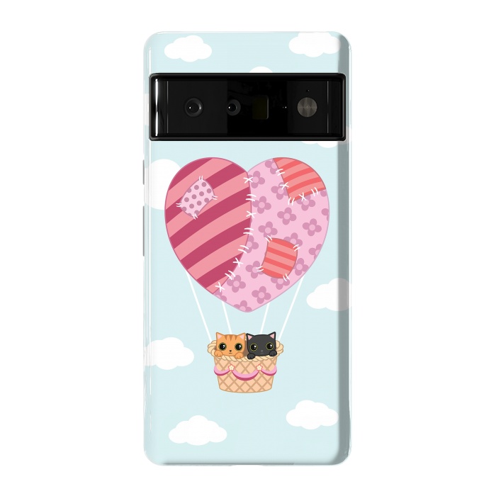 Pixel 6 Pro StrongFit kitty love by Laura Nagel