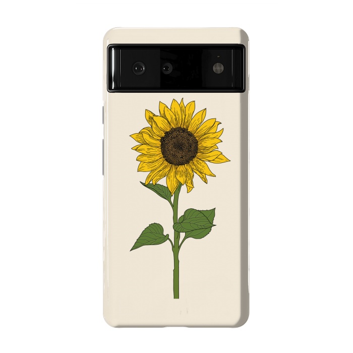 Pixel 6 StrongFit Sunflower by Jms