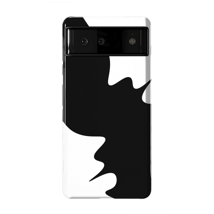 Pixel 6 StrongFit Black and White Minimal Art-I by Creativeaxle